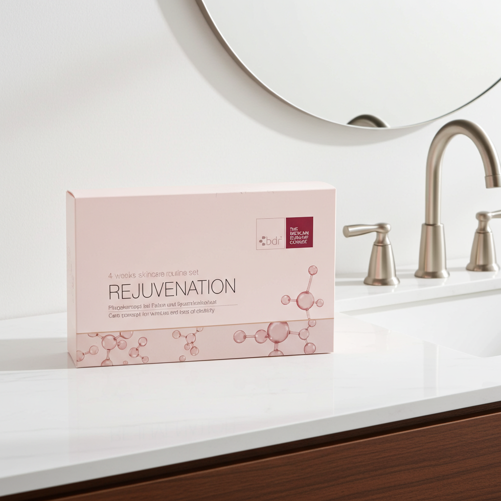 Rejuvenation. 4 - weeks Skincare routine set. BDR. The Medical Beauty Concept.