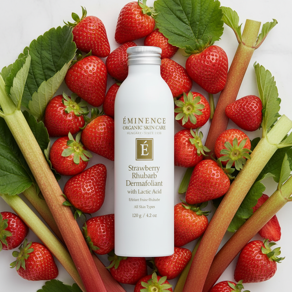 Eminence Strawberry Rhubarb Dermafoliant – ny versjon