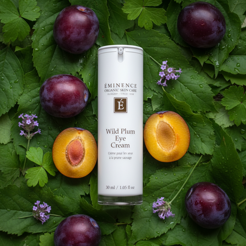 Eminence Wild Plum Eye Cream – nøyaktig flaske