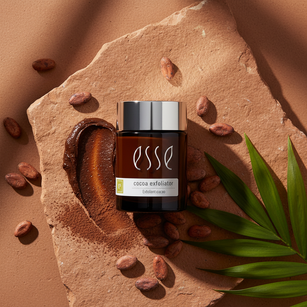 Esse Cocoa Exfoliator E5 – salgsvennlig bakgrunn