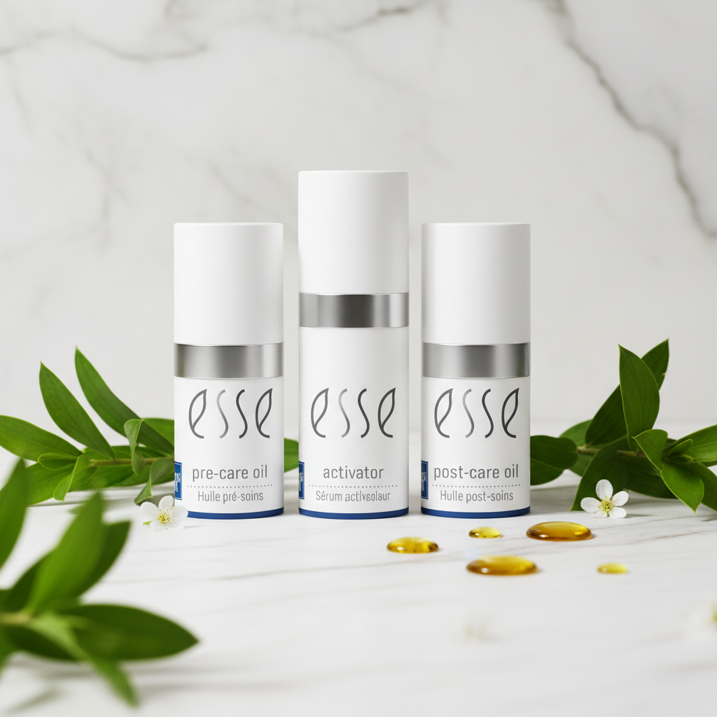 Esse PRE & POST Care Oil + Activator – trio hero