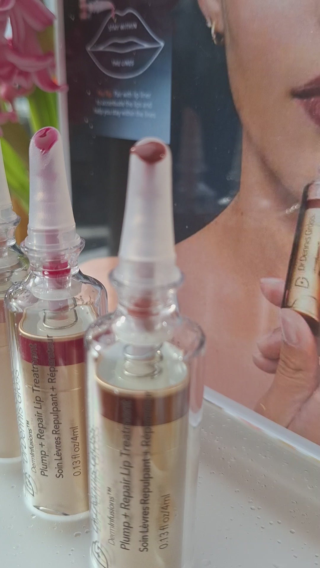 Derminfusions Plump + Repair Lip Treatment Tints. BEIGE. Dr Dennis Gross.