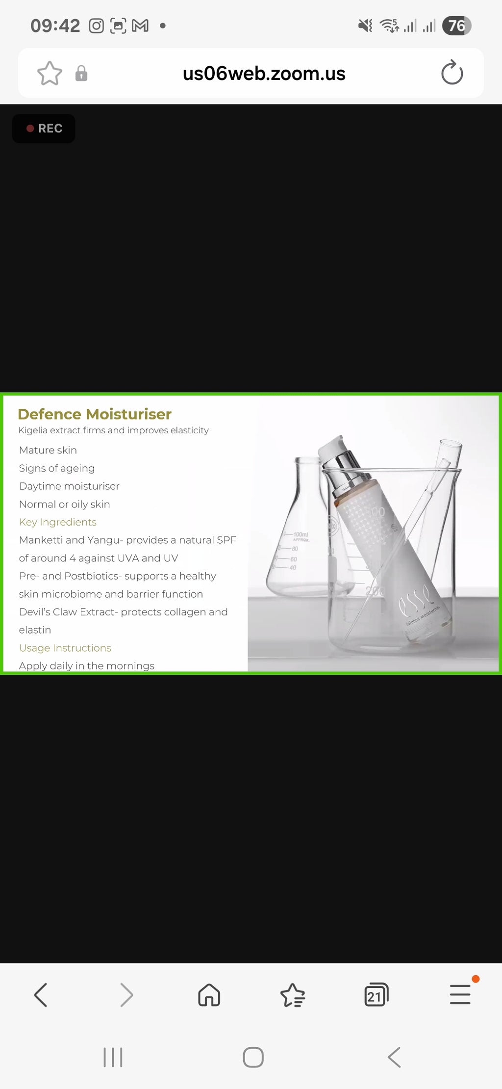 DEFENCE FUKTIGHETSKREM, Esse Skincare, Premium fuktighetskrem