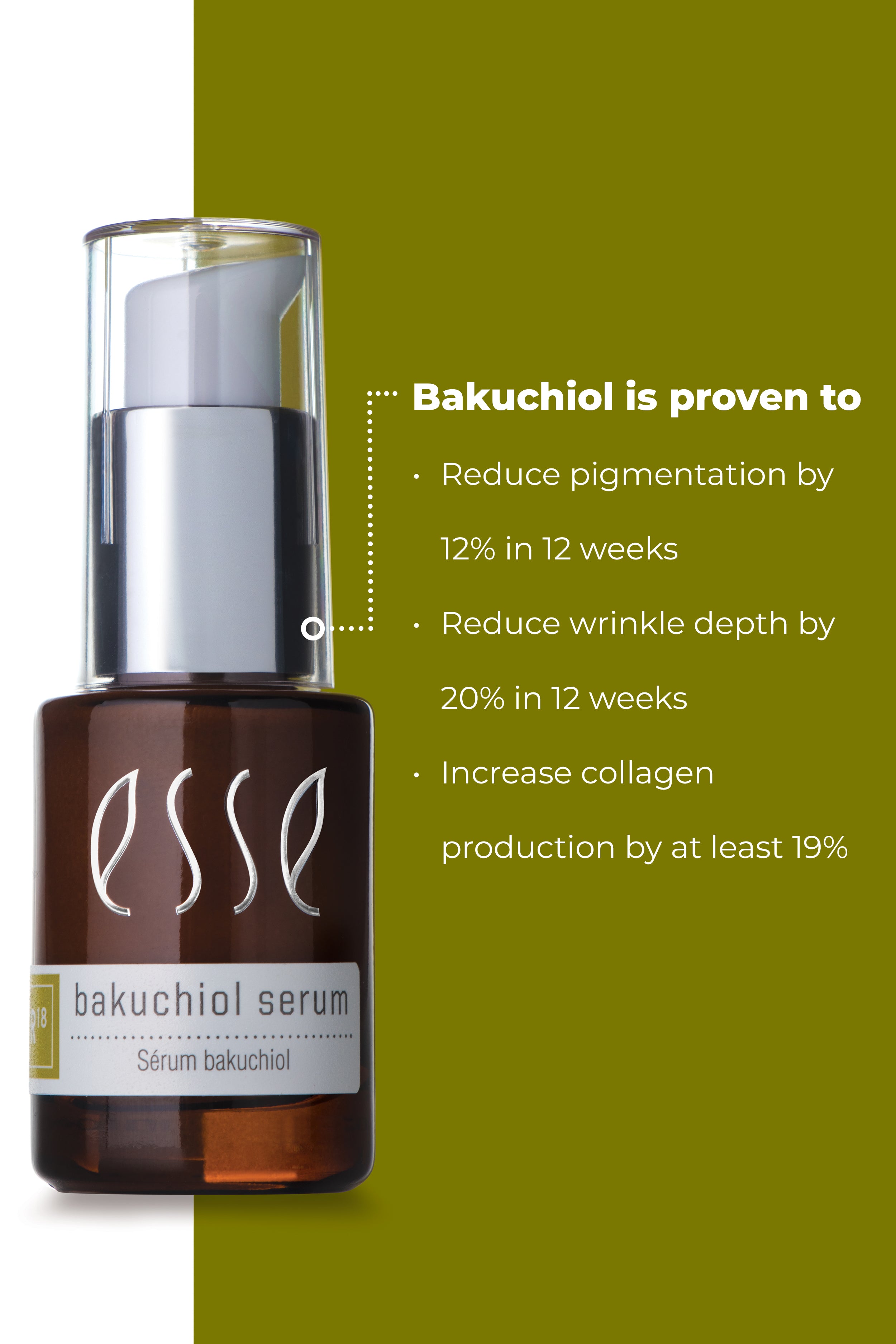 BAKUCHIOL SERUM (R18), Esse Skincare, Forny huden uten sensitivitet.