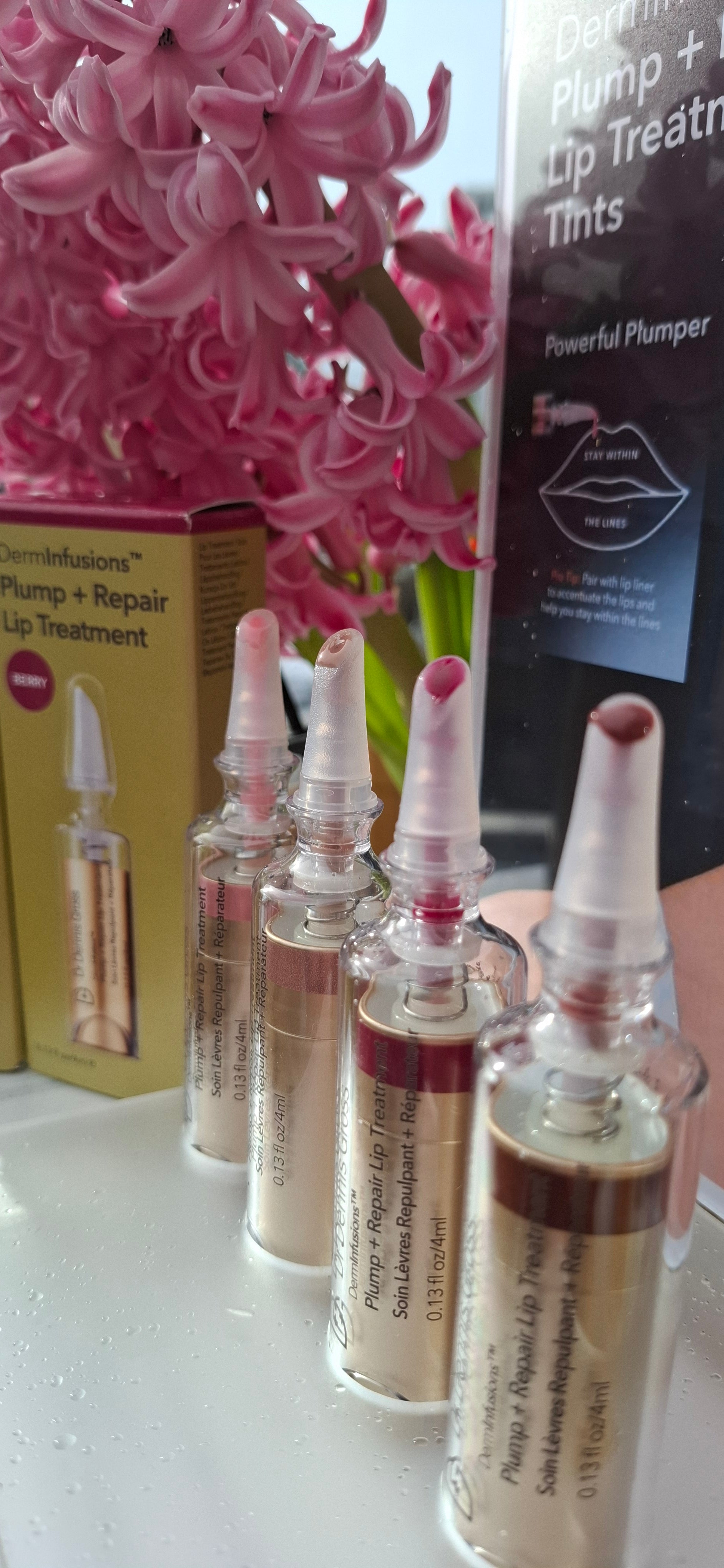 Derminfusions Plump + Repair Lip Treatment Tints. Brown. Dr Dennis Gross.