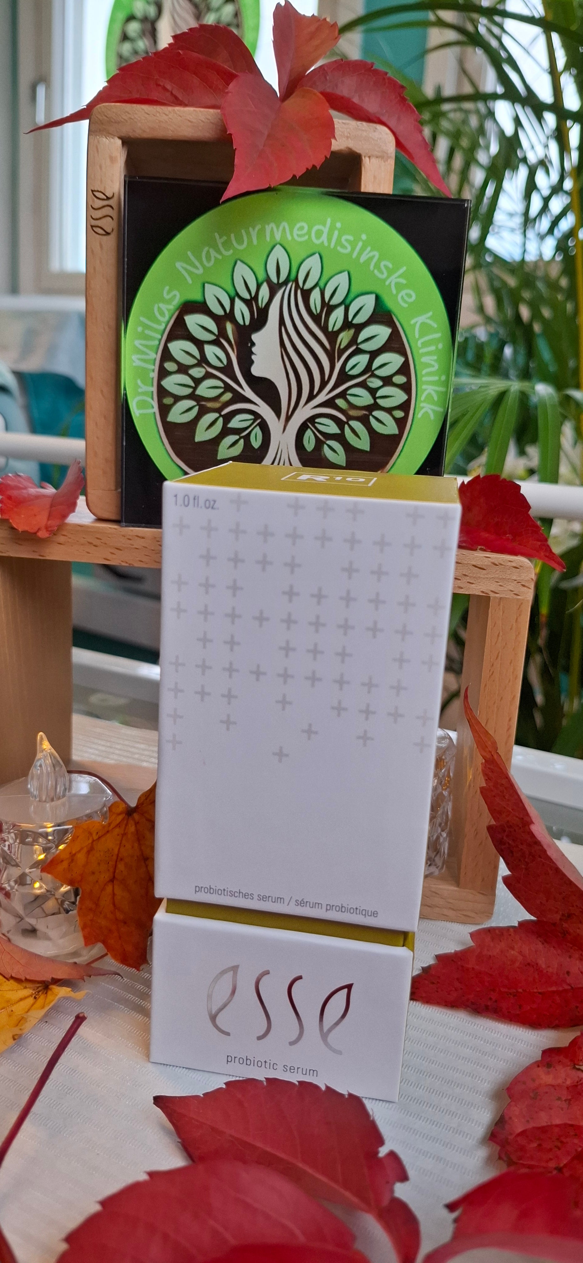 PROBIOTISK SERUM (R10), Esse Skincare, levende probiotika for aldrende hud.