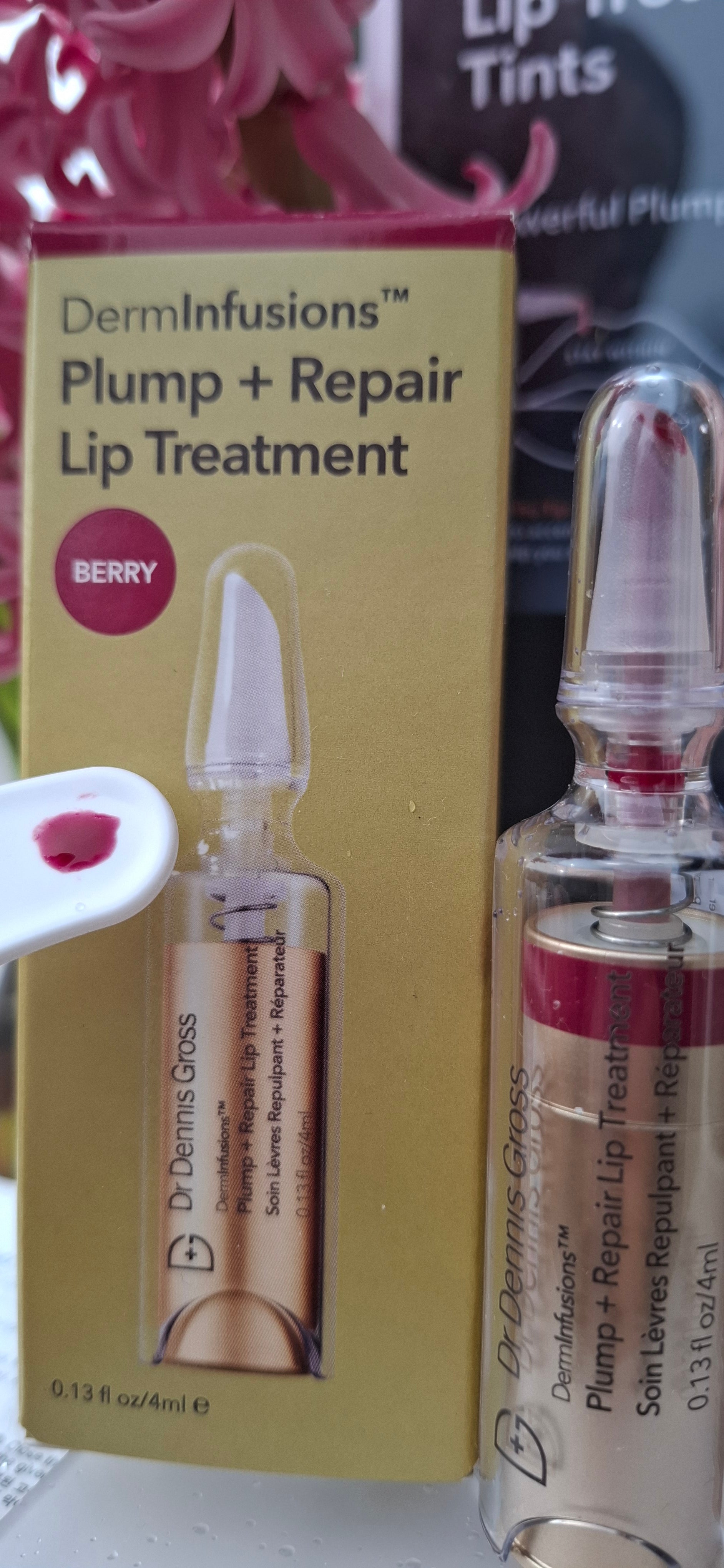 Derminfusions Plump + Repair Lip Treatment Tints. BERRY. Dr Dennis Gross.