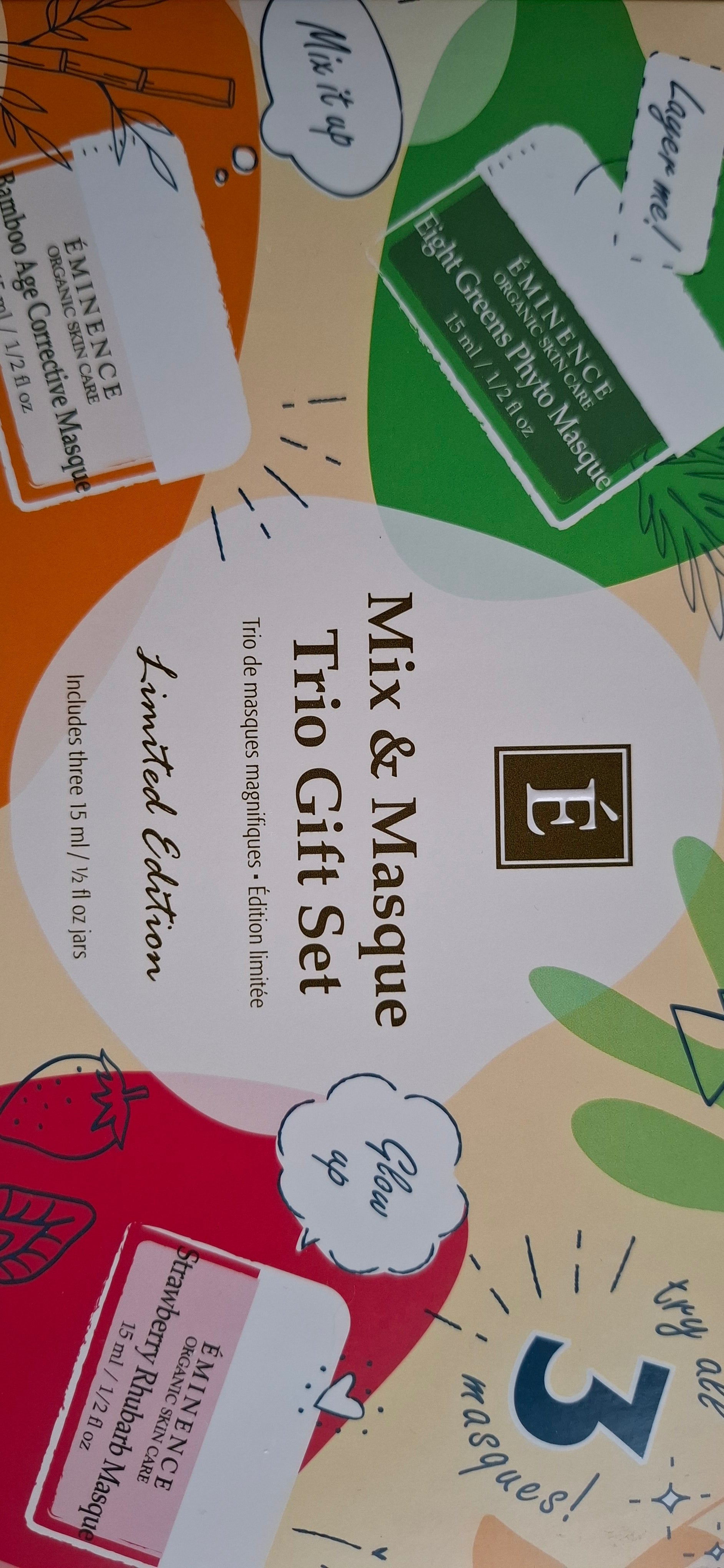 Eminence Mix & Masque Trio Gift Set