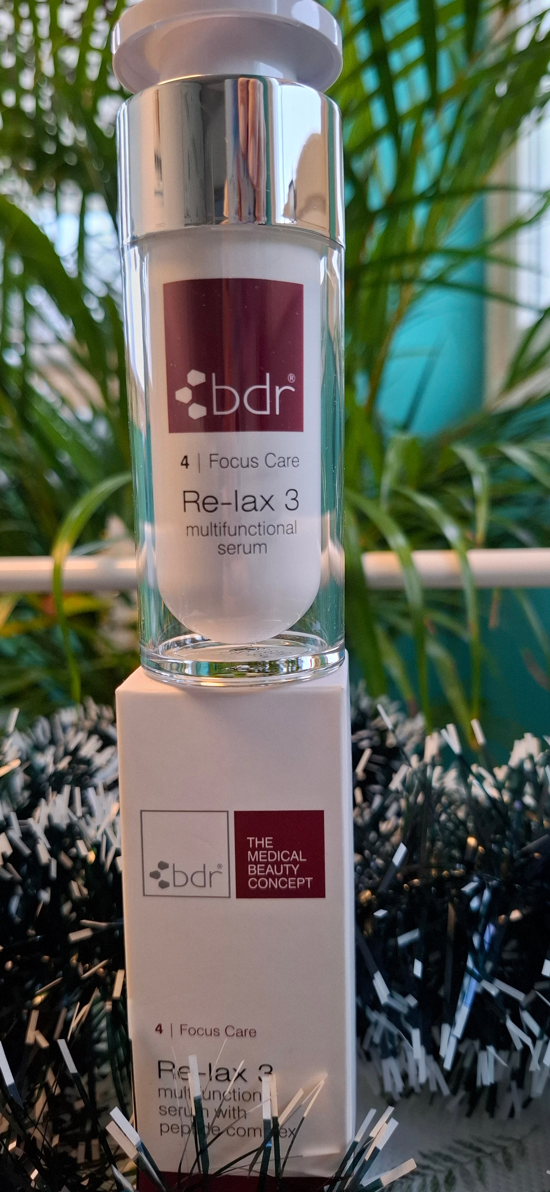 Re-lax 3. Focus Care. BDR. The Medical Beauty Concept.