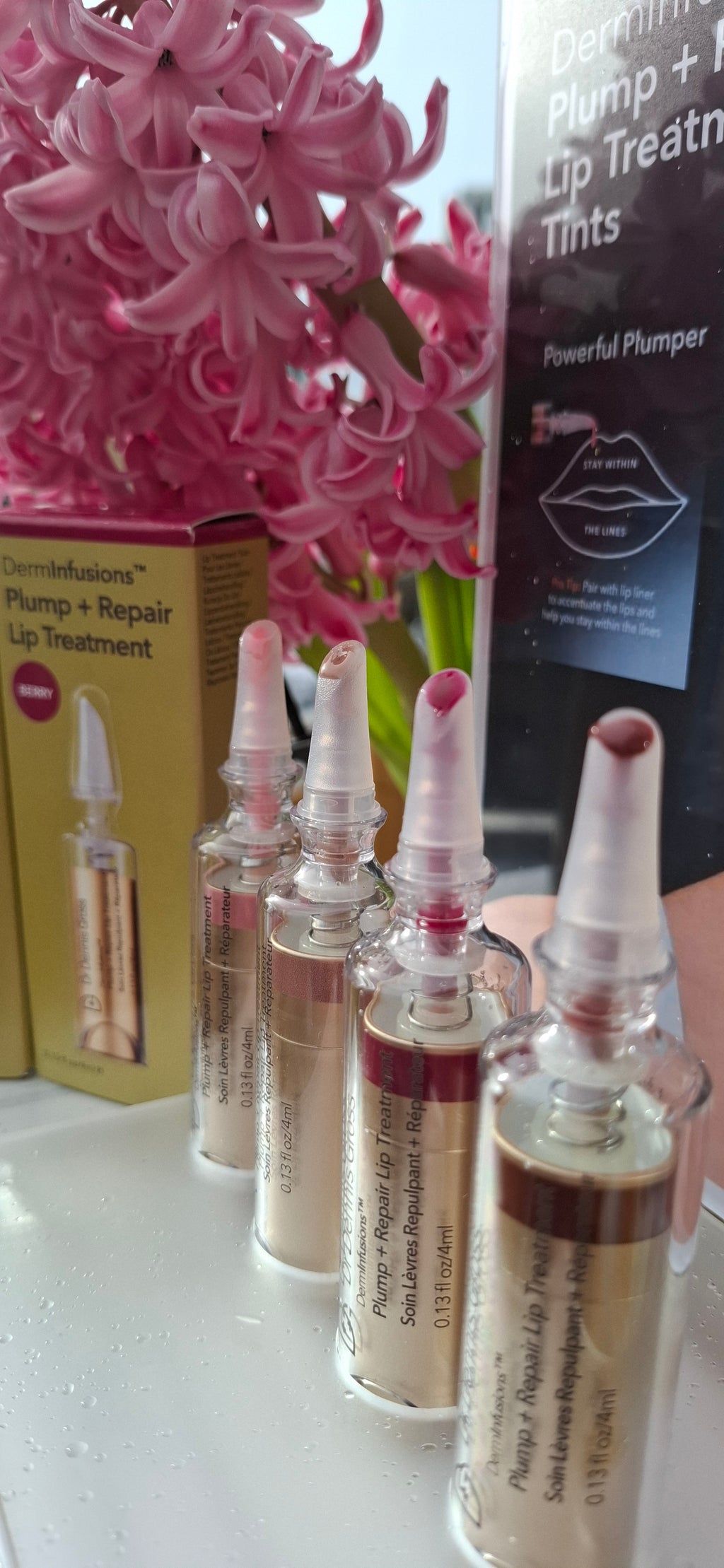 Derminfusions Plump + Repair Lip Treatment Tints. BERRY. Dr Dennis Gross.