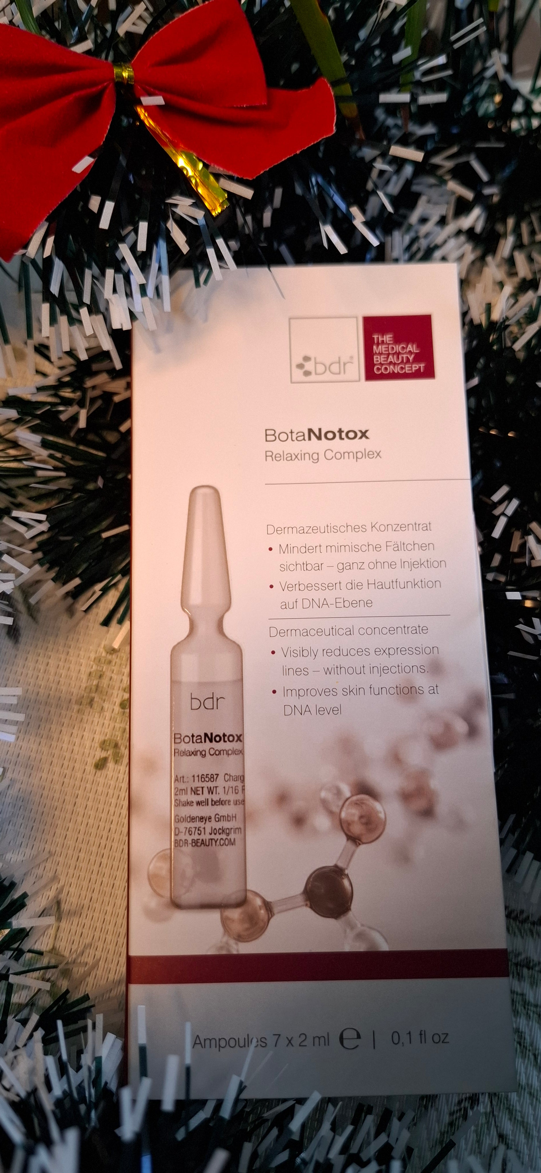 BotaNotox. Relaxing Complex. 7x2ml. BDR. The Medical Beauty Concept.